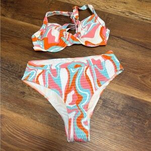 Colorful Swirl Bikini Set